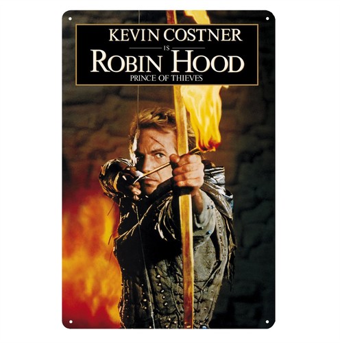 Home Cinema Decor - Robin Hood Kevin Costner Movie Metal