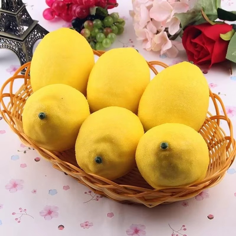 Home Cinema Theatre - Artificial Lemon Fruit Home Decoration Theater