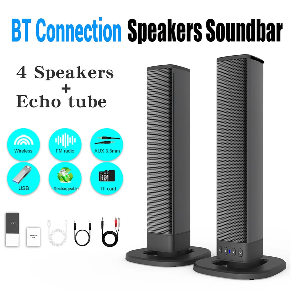 Wireless Bluetooth TV Sound Ba - Home Cinema With Wireless Rear Speakers recension och pris