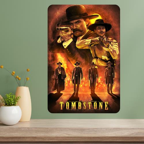 Tombstone Classic Movie Metal  - Home Cinema Decor recension och pris