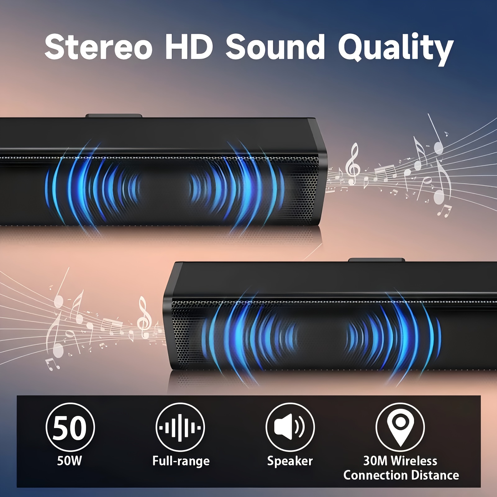 Soundbar Cinema Soundbar Hifi  - Home Cinema With Wireless Rear Speakers recension och pris
