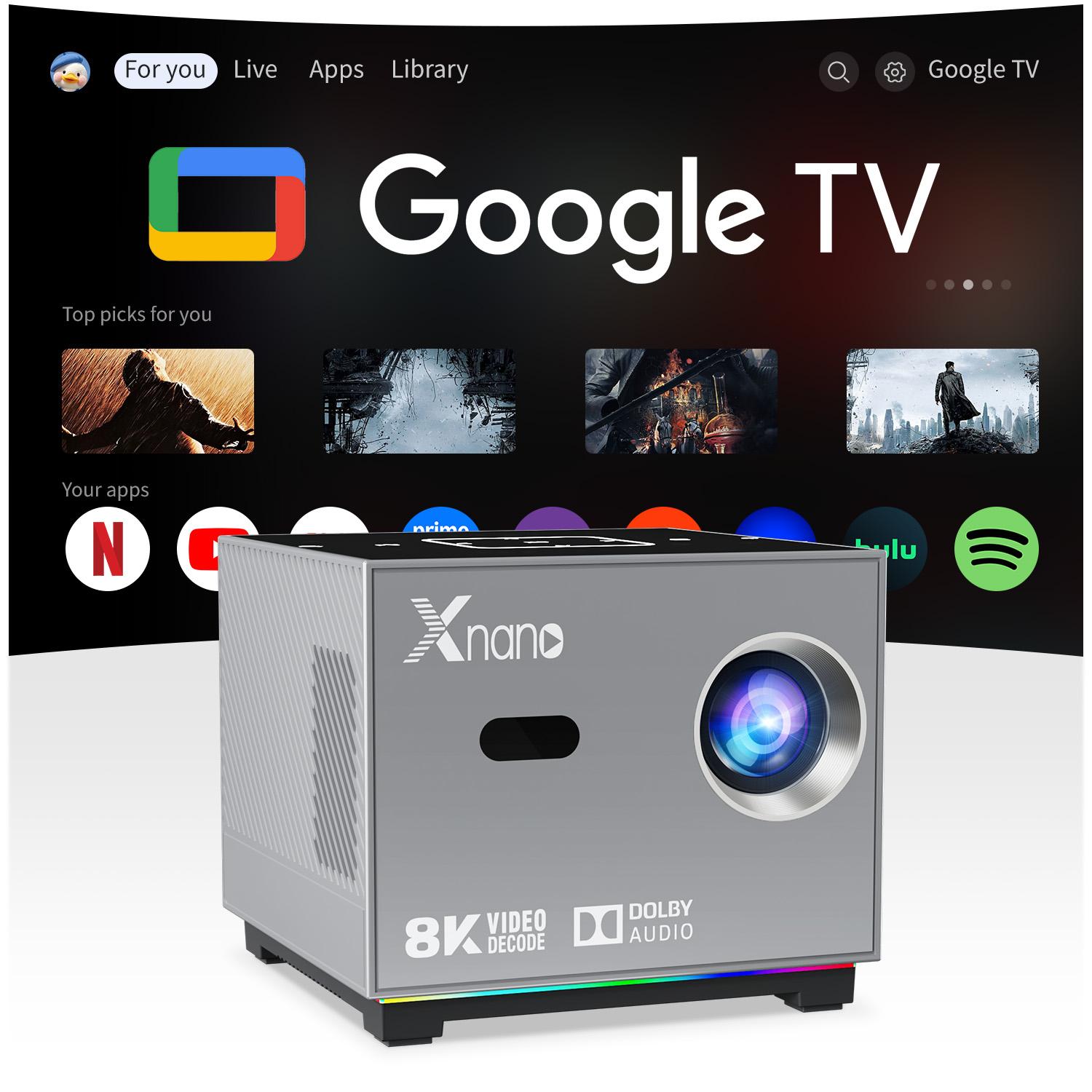Xnano Portable Smart Projector - Home Cinema Rack recension och pris