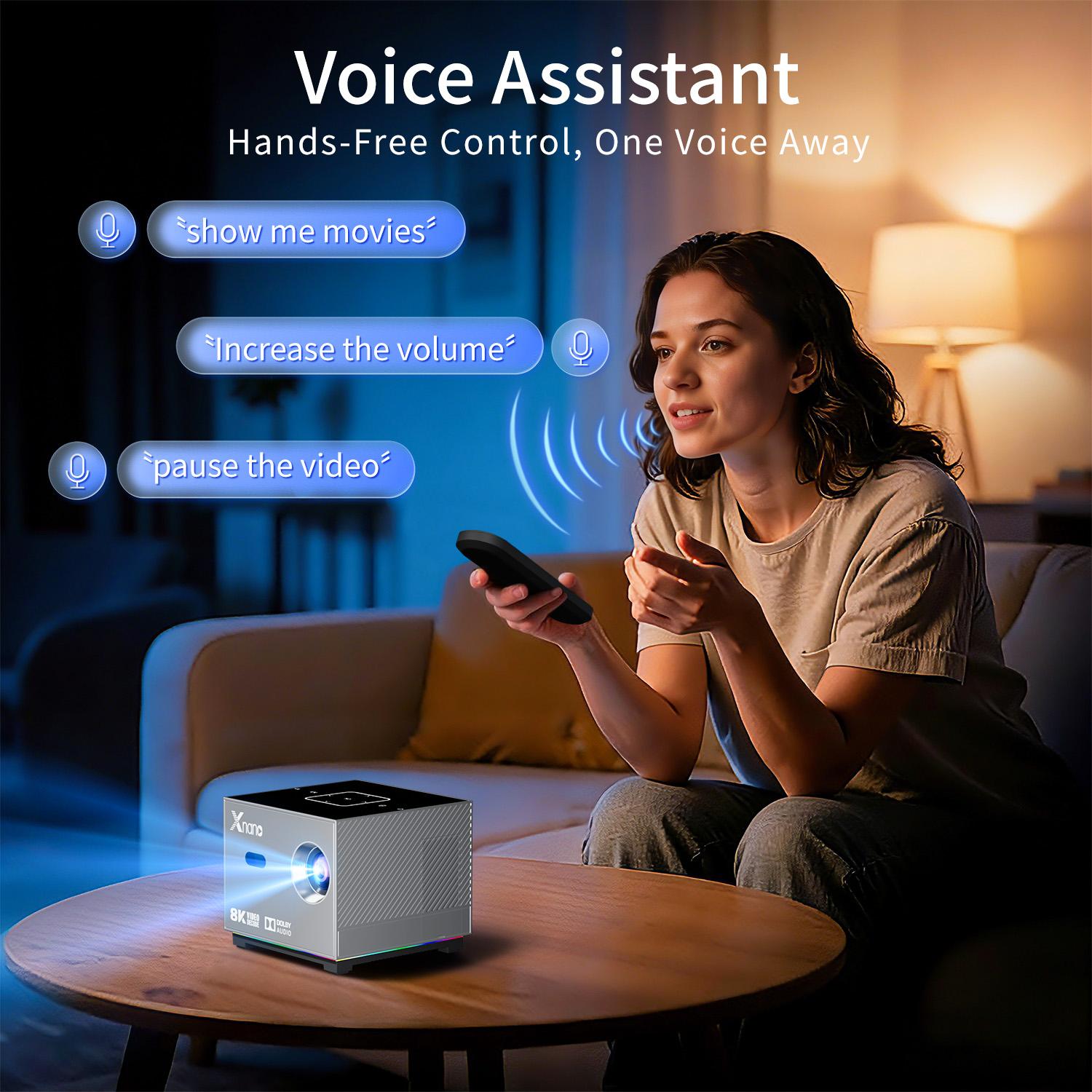 Xnano Portable Smart Projector - Home Cinema Rack recension och pris