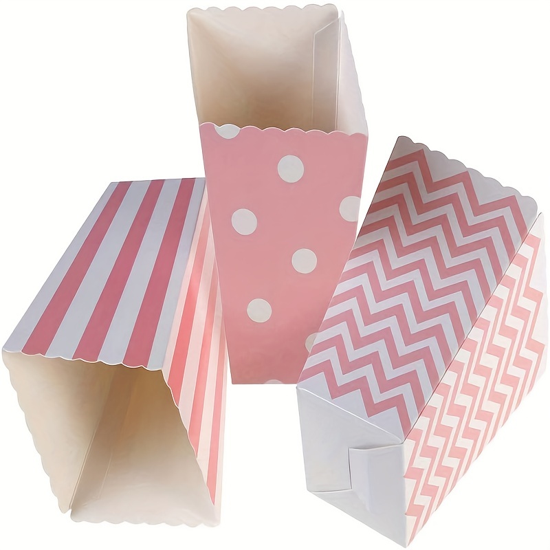 12pcs/pack, Pink Paper Popcorn - Home Cinema Theatre recension och pris