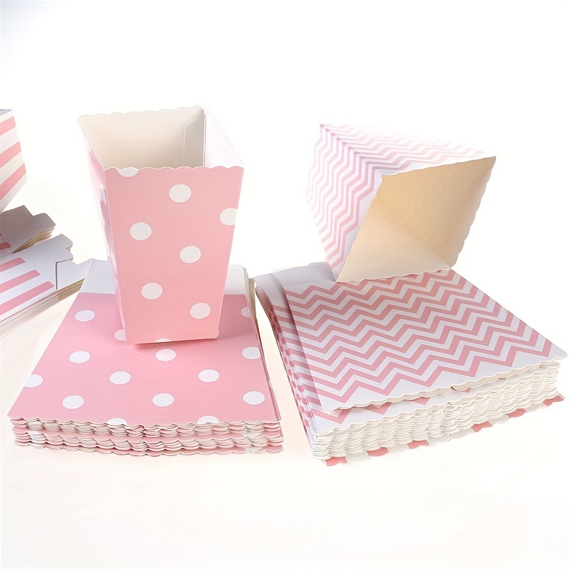 12pcs/pack, Pink Paper Popcorn - Home Cinema Theatre recension och pris