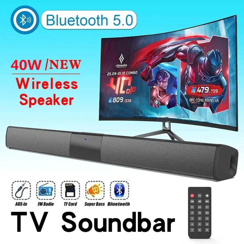 40W Bluetooth 5.3 Speaker With - Home Cinema Rack recension och pris