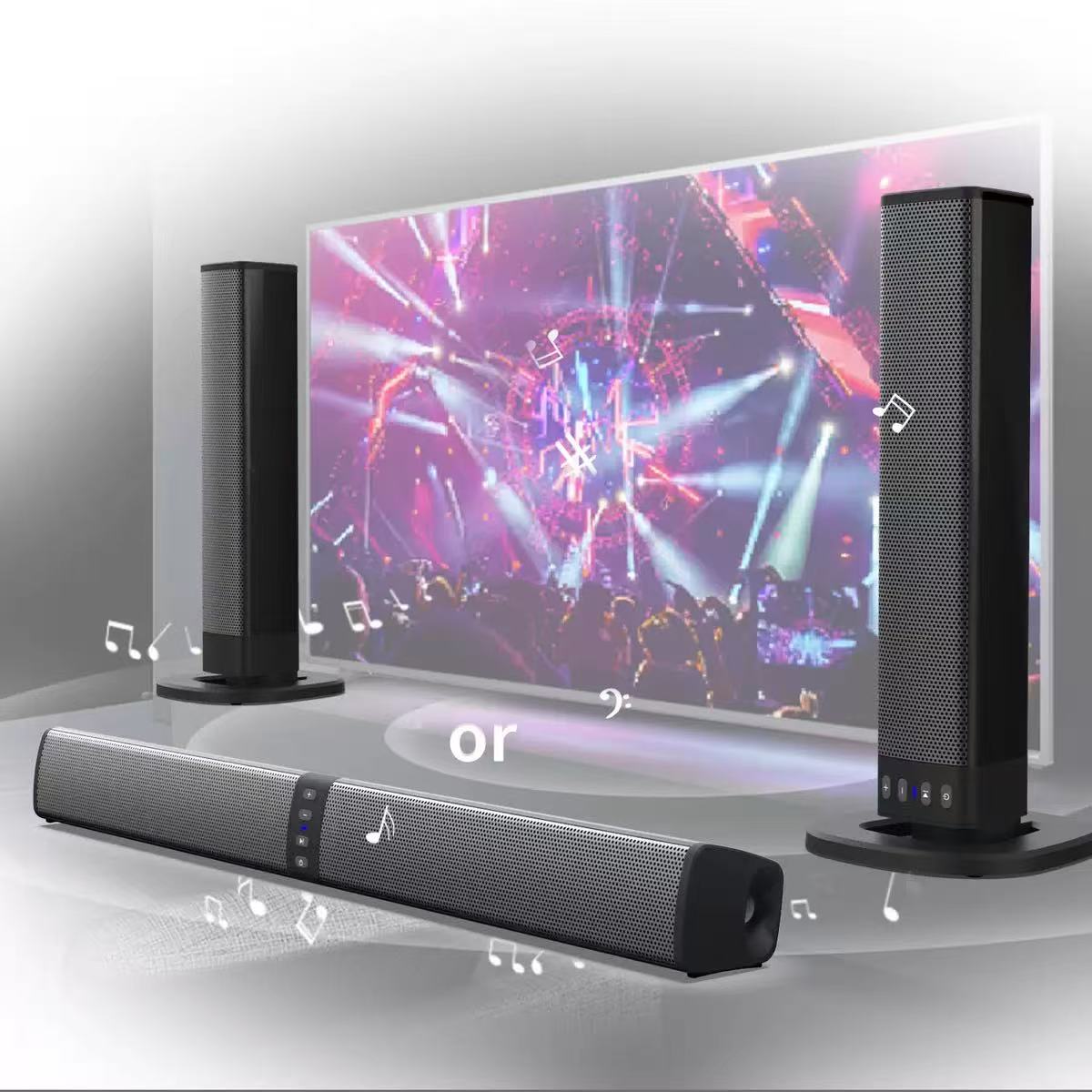 Bluetooth Speaker Super Powerf - Home Cinema With Wireless Rear Speakers recension och pris