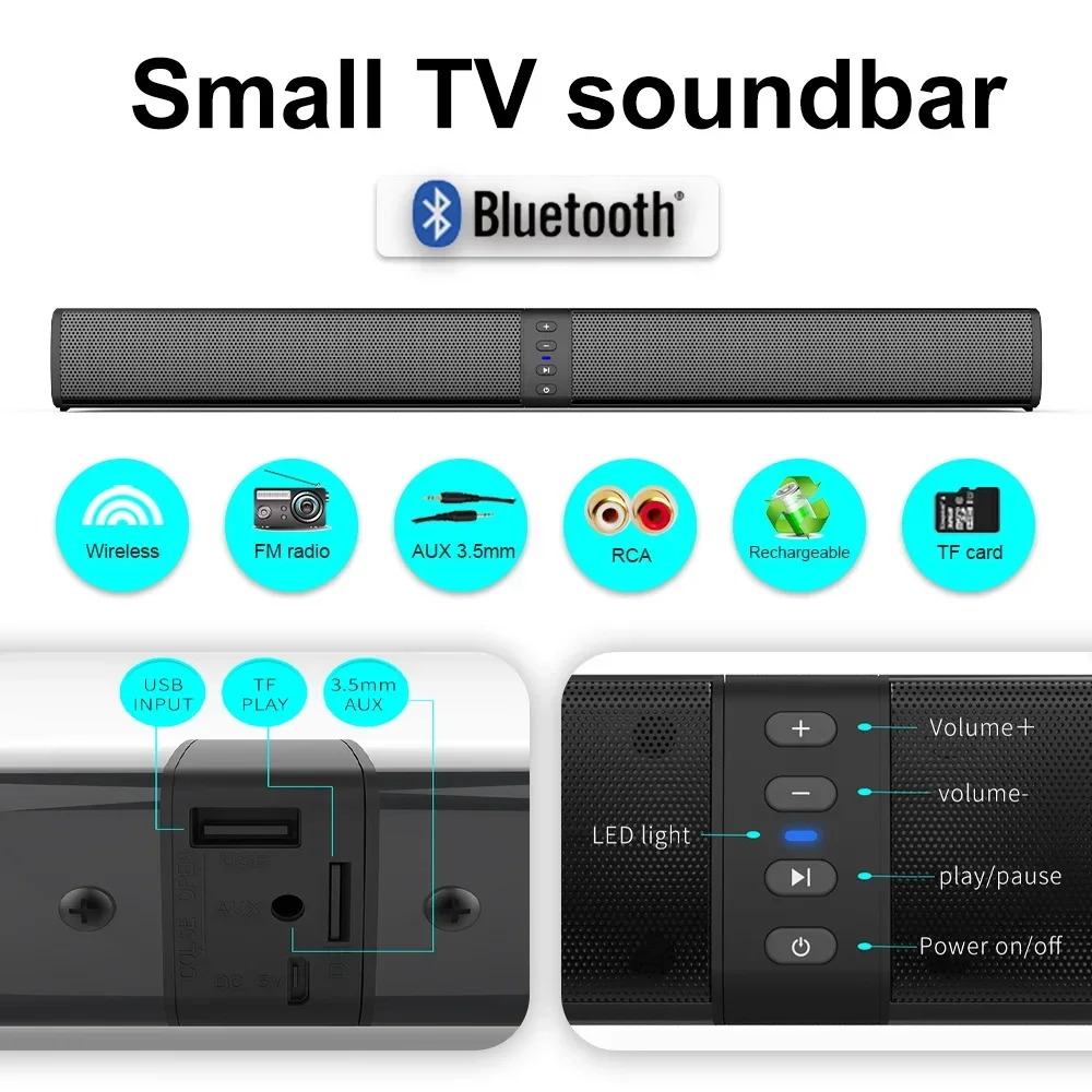 Bluetooth Speaker Super Powerf - Home Cinema With Wireless Rear Speakers recension och pris