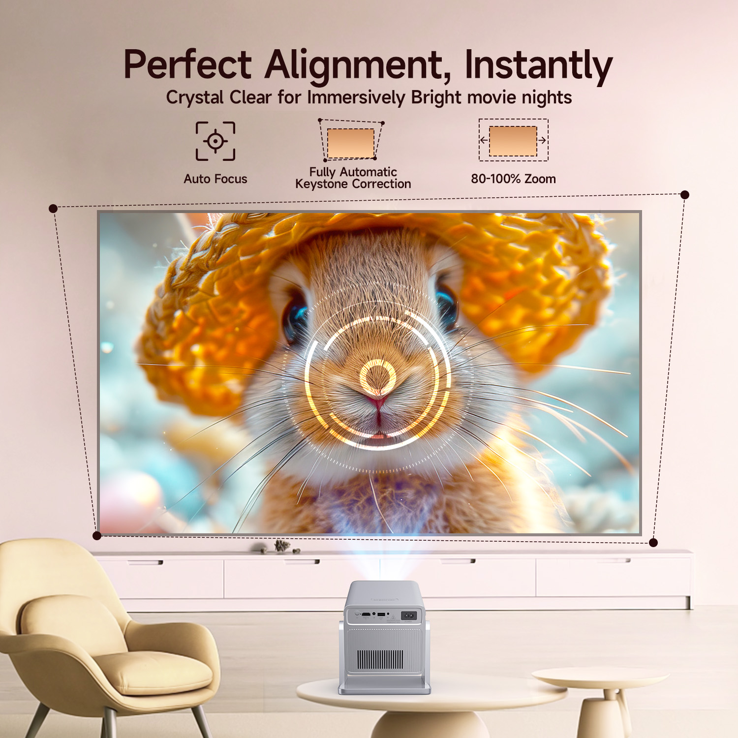 Magcubic 8K HD 1080P 1000ANSI  - Home Cinema Rack recension och pris