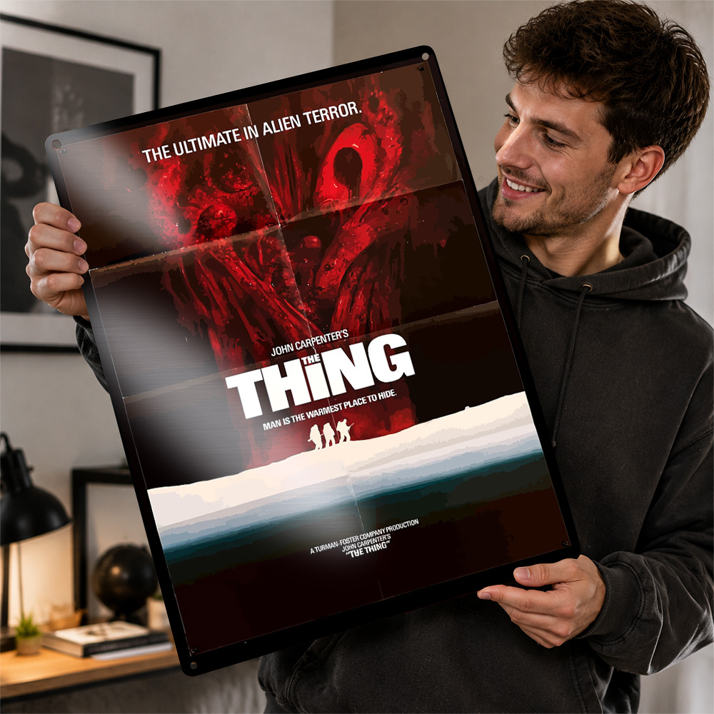 The Thing Red Creature Silhoue - Home Cinema Wall Ideas recension och pris