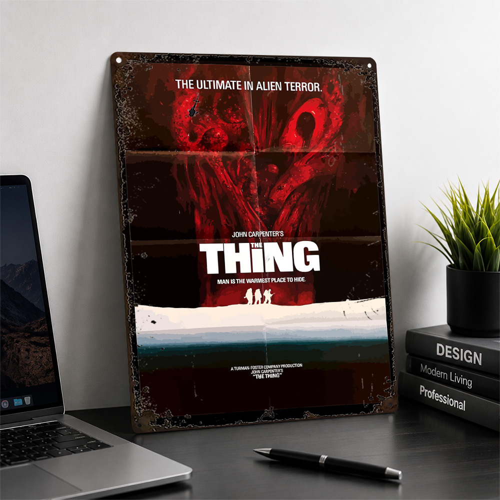 The Thing Red Creature Silhoue - Home Cinema Wall Ideas recension och pris