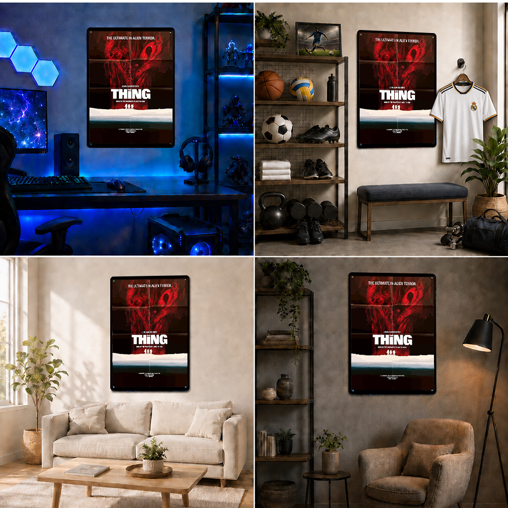 The Thing Red Creature Silhoue - Home Cinema Wall Ideas recension och pris