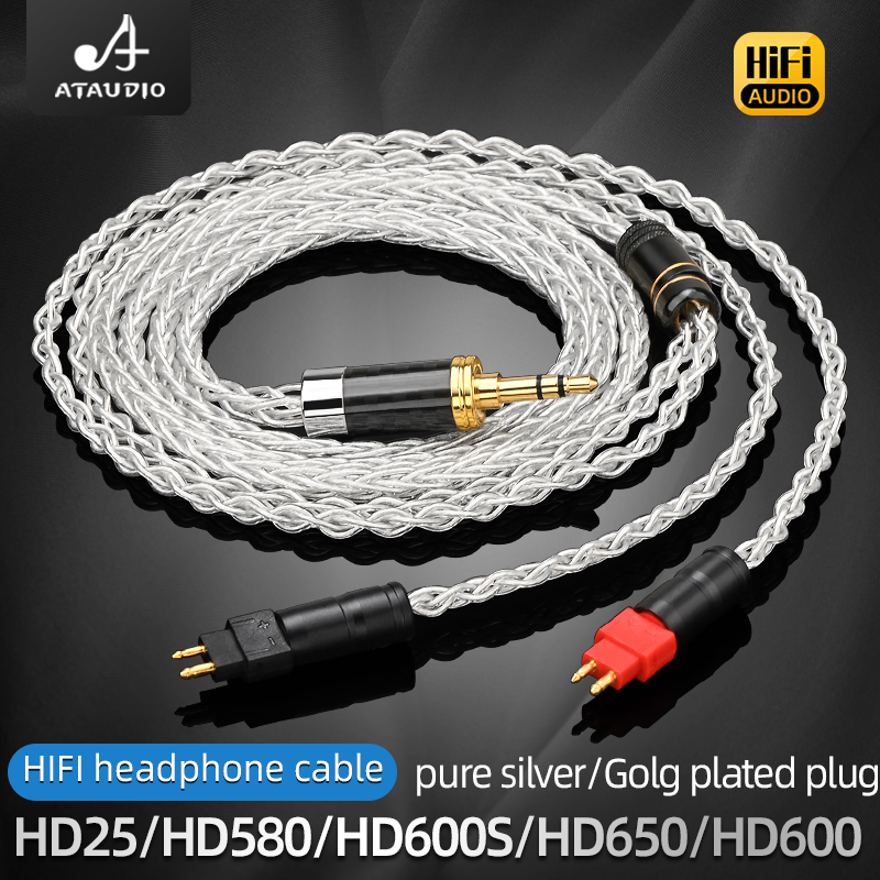 ATAUDIO HiFi Pure Silver 2.5mm - Sennheiser Headphone Hd 25 recension och pris