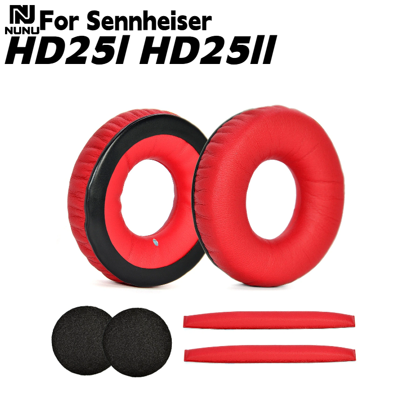 Replacement Red protein leathe - Sennheiser Headphone Hd 25 recension och pris