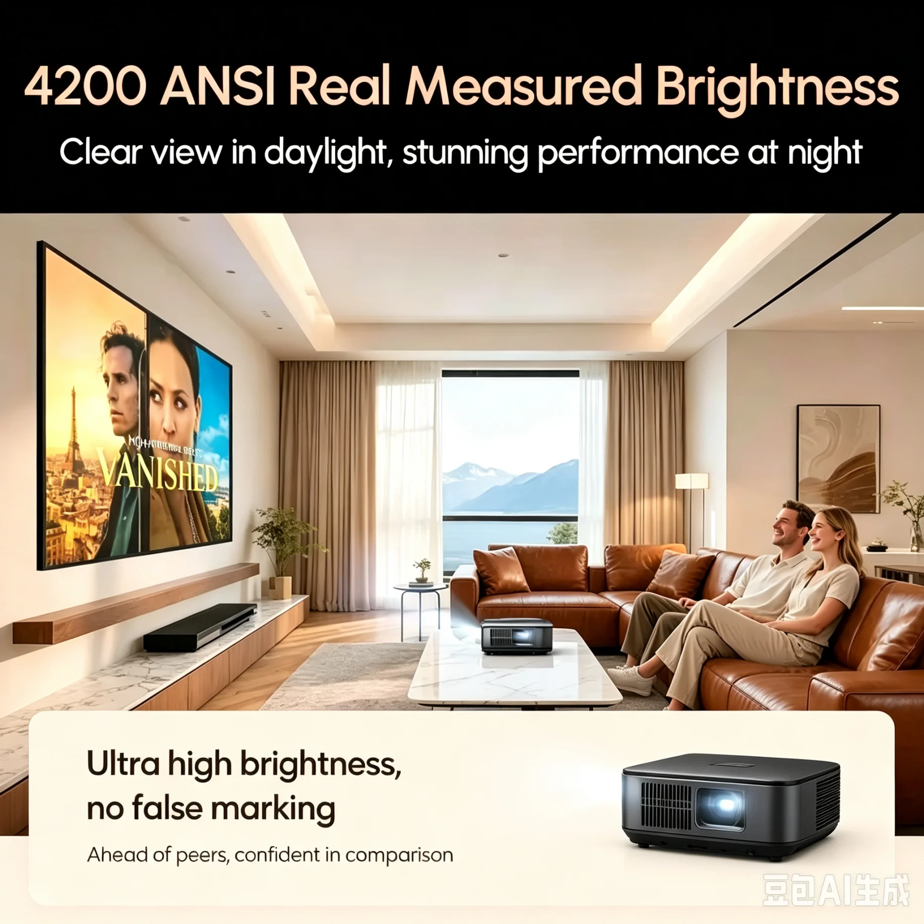 Official Google TV 4K Projecto - Home Cinema Entertainment recension och pris