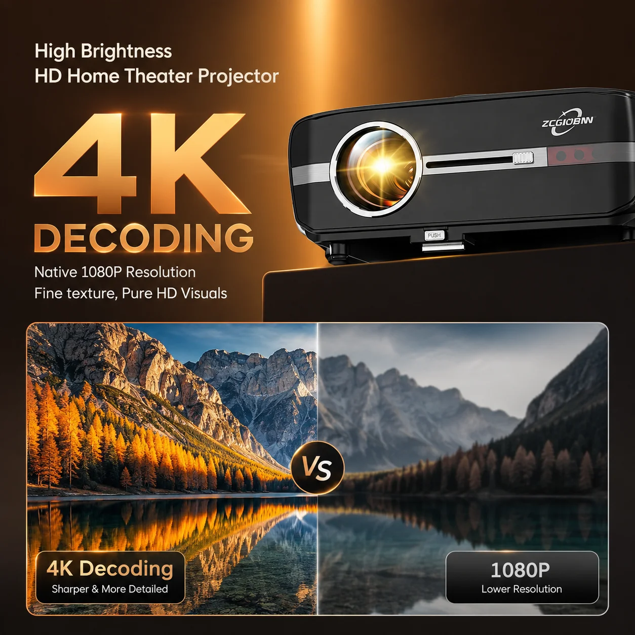 Official Google TV 4K Projecto - Home Cinema Entertainment recension och pris
