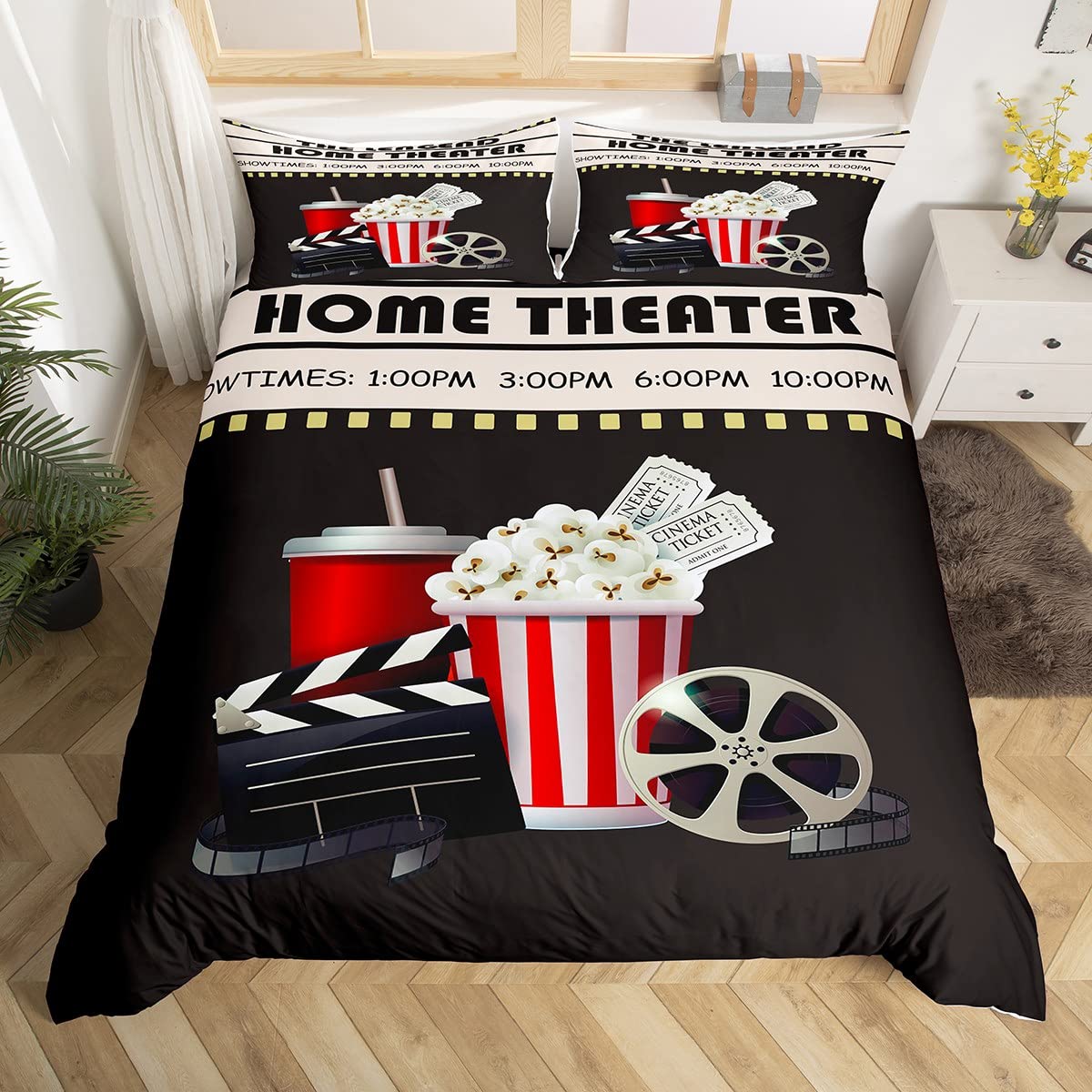 Vintage Cinema Ticket Duvet Co - Home Cinema Tickets recension och pris