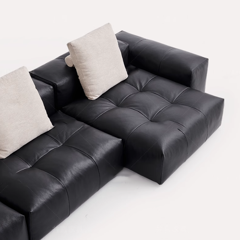 Nordic Leather Compressed Sofa - Home Cinema Luxury recension och pris