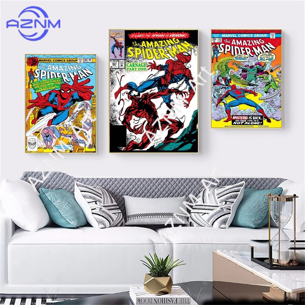 Movie Poster Superhero Canvas  - Home Cinema Decor recension och pris