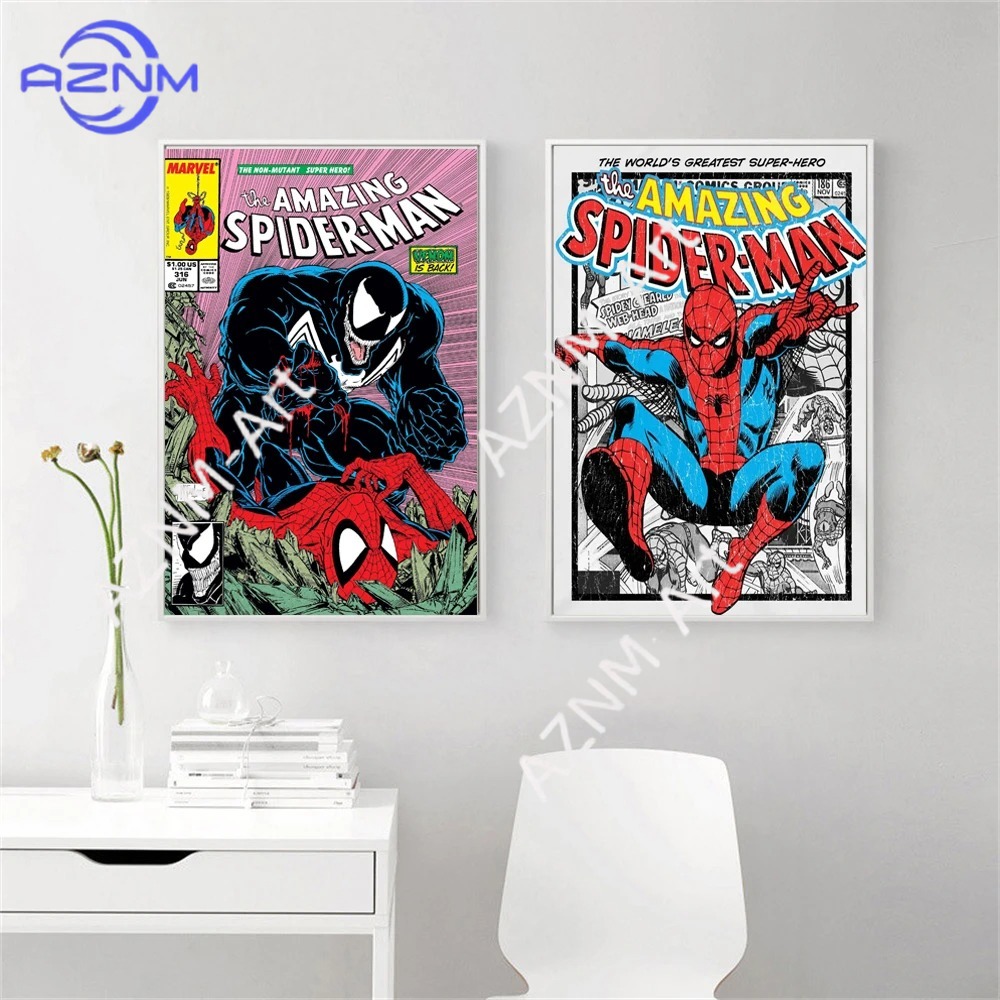 Movie Poster Superhero Canvas  - Home Cinema Decor recension och pris