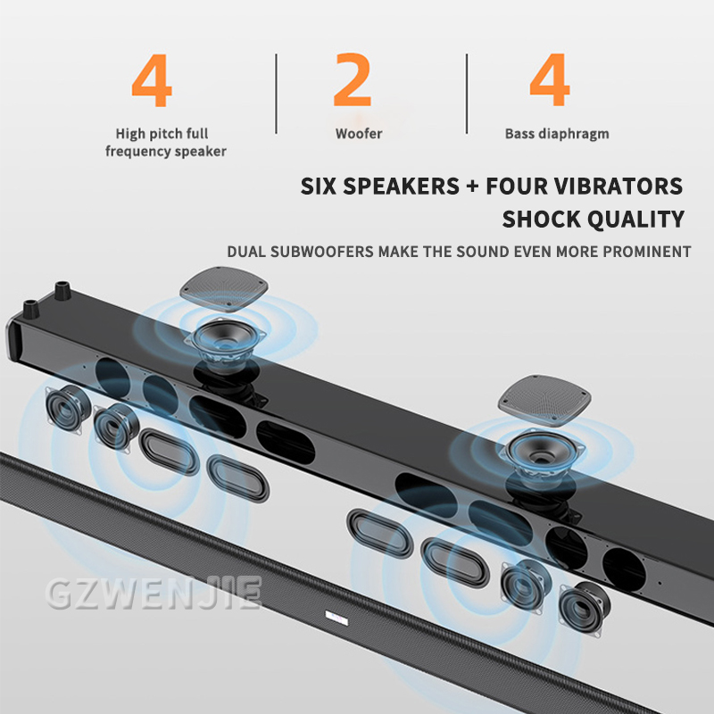 Home Theater Echo Wall TV Soun - Home Cinema With Wireless Rear Speakers recension och pris