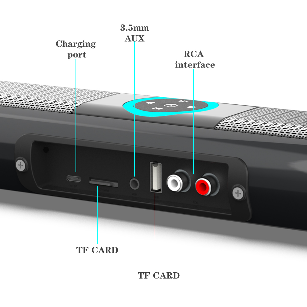 Wireless Bluetooth Sound Bar S - Home Cinema With Wireless Rear Speakers recension och pris