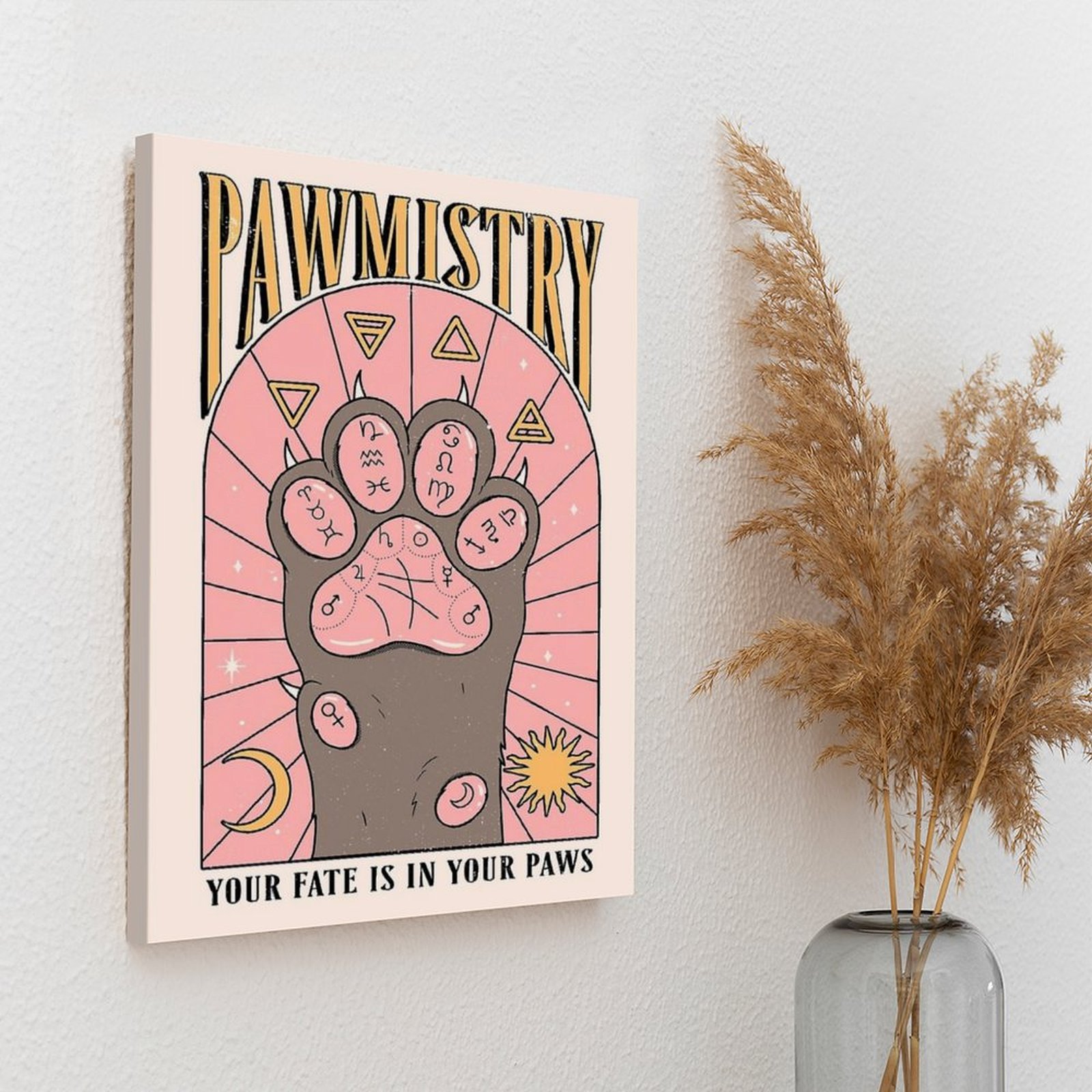 Pawmistry Canvas Painting Post - Home Cinema Decor recension och pris