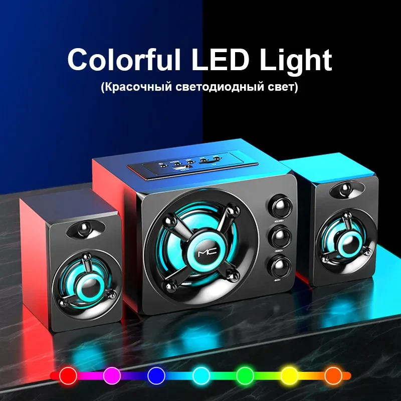 HIFI 3D Stereo Speakers Colorf - Home Cinema With Wireless Rear Speakers recension och pris